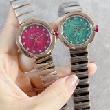 使い勝手良しブルガリコピーおすすめ のLVCEAシリーズのレディース腕時計3色