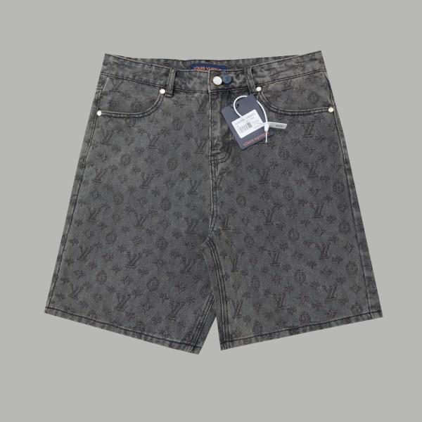 【話題商品！】ルイヴィトン n級品 Lv 25 ss春先の新作ジャカード柄デニムパンツ