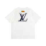 入手困難 ルイヴィトン スーパーコピー LV雪山スノードームアルファベット半袖Tシャツ
