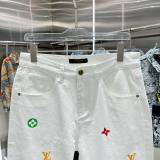 追跡付 ルイヴィトン n級品 LVカラーアルファベットLOGO圧シリカゲルジーンズ