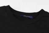 稀少 ルイヴィトン n級品 LVビーズ刺繍アルファベット半袖Tシャツ