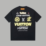 ★超人気  ルイヴィトン 偽物通販  25 SS春先新作LVアルファベットプリント半袖