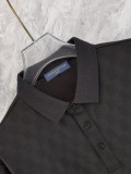 日本未入荷 ルイヴィトン コピー LV25春夏フルジャカード襟半袖2色