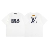入手困難 ルイヴィトン スーパーコピー LV雪山スノードームアルファベット半袖Tシャツ