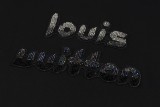 稀少 ルイヴィトン n級品 LVビーズ刺繍アルファベット半袖Tシャツ