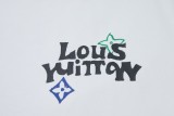 日本未入荷 ルイヴィトン スーパーコピー  LV25 SS春先新落書き手描きロゴロゴロゴ半袖