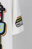 大人気 ルイヴィトン n級品 LVバンドミュージシャンスプレープリント半袖Tシャツ