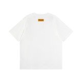 超話題! ルイヴィトン n級品 LV三花柄プリント半袖Tシャツ