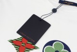 超話題! ルイヴィトン n級品 LV三花柄プリント半袖Tシャツ