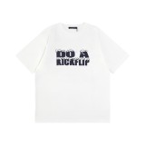 入手困難 ルイヴィトン スーパーコピー LV雪山スノードームアルファベット半袖Tシャツ