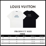 稀少 ルイヴィトン n級品 LVビーズ刺繍アルファベット半袖Tシャツ
