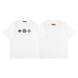超話題! ルイヴィトン n級品 LV三花柄プリント半袖Tシャツ