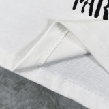 累積売上総額第１位！ルイヴィトン 激安通販 25 ssクラシックなオールドフラワーのアルファベットロゴ落書き半袖Tシャツ