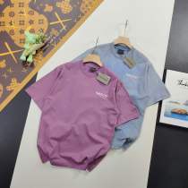 一目惚れ♪ バレンシアガ n級品 の2025 SSコーラウェーブプリント引き裂き洗い水を旧半袖Tシャツ2色