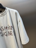 超奇跡の入荷☆ バレンシアガ コピー の金沙キラキラプリント半袖