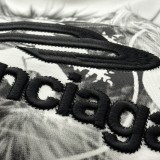 累積売上総額第１位！ バレンシアガ コピーおすすめ ロゴ刺繍入り半袖Tシャツ