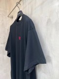 使い勝手良しバレンシアガ 激安偽物 25 SS新型夏服の定番麦の穂のダブルB刺繍のシンプルな半袖Tシャツ