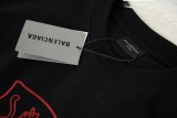 ★超人気 バレンシアガ コピー 刺繍半袖Tシャツ