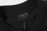 入手困難 バレンシアガ 偽物通販 赤色テープ割破工芸半袖Tシャツ男女同型ゆとりバージョン