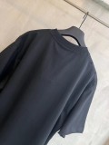 使い勝手良しバレンシアガ 激安偽物 25 SS新型夏服の定番麦の穂のダブルB刺繍のシンプルな半袖Tシャツ
