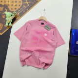 ★超人気 バレンシアガ 激安通販 のエッフェル塔インクジェットグラデーションカラー半袖Tシャツ2色