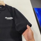 高品質 バレンシアガ 偽物通販 の2025 SS胸にイニシャルの新ロゴ刺繍半袖Tシャツ