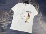 日本未入荷 フェンディ 偽物通販  のプリントアルファベットロゴラウンドネック半袖Tシャツ2色