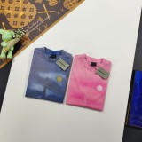 ★超人気 バレンシアガ 激安通販 のエッフェル塔インクジェットグラデーションカラー半袖Tシャツ2色