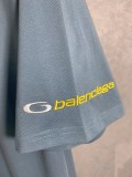追跡付 バレンシアガ コピー ロゴアルファベット刺繍ラウンドネック半袖Tシャツ