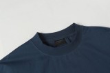 累積売上総額第１位！バレンシアガ コピーおすすめ 25 SS新型夏服の定番麦の穂のダブルB刺繍のシンプルな半袖Tシャツ
