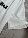超奇跡の入荷☆ バレンシアガ n級品 アルファベットロゴプリントラウンドネック半袖Tシャツ