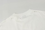 超話題! バレンシアガ 激安通販 赤色テープ割破工芸半袖Tシャツ男女同型ゆとりバージョン