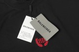 超奇跡の入荷☆ バレンシアガ n級品 25 SS新型夏服の定番麦の穂のダブルB刺繍のシンプルな半袖Tシャツ