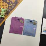一目惚れ♪ バレンシアガ n級品 の2025 SSコーラウェーブプリント引き裂き洗い水を旧半袖Tシャツ2色