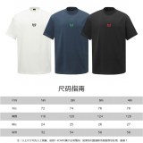 使い勝手良しバレンシアガ 激安偽物 25 SS新型夏服の定番麦の穂のダブルB刺繍のシンプルな半袖Tシャツ