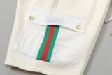 超話題! グッチ n級品 Gucci 赤と緑の織機のポケットロゴ刺繍2025 ss新型ニットパンツ