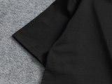 稀少 バーバリー n級品 アルファベット刺繍二重袖背格子貼布の精巧で美しい重工芸Tシャツ