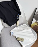 追跡付 バーバリー コピー Burberry軍馬シート刺繍サマーラウンドネック半袖Tシャツ2色