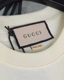 稀少 グッチ コピーおすすめ いちごうさぎプリントクルーネック半袖Tシャツ