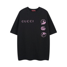 追跡付 グッチ n級品 Gucci  2025早春サーフィン要素プリント模様Ｔシャツ