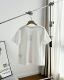 追跡付 バーバリー コピー Burberry軍馬シート刺繍サマーラウンドネック半袖Tシャツ2色