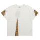 日本未入荷 バーバリー 激安通販 Burberryチェック柄キルティング半袖Tシャツ