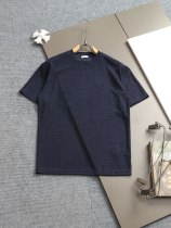 追跡付 バーバリー 激安通販 アルファベット刺繍二重袖背格子貼布の精巧で美しい重工芸Tシャツ