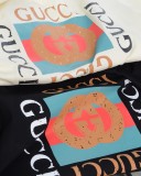 ★超人気 グッチ n級品 ブロックロックGアルファベットプリントラウンドネック半袖Tシャツ