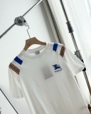 超奇跡の入荷☆ バーバリー n級品 Burberryパッチワークネックバイカラーリボン刺繍半袖Tシャツ2色
