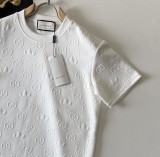 大人気 グッチ コピーおすすめ Gucci X アディ連名の3 D凹凸ダークボーダージャカードTシャツ