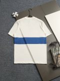 ★超人気 バーバリー コピー アルファベット刺繍二重袖背格子貼布の精巧で美しい重工芸Tシャツ