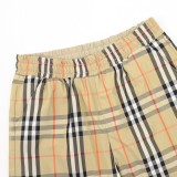 稀少 バーバリー コピーおすすめ Burberryチェックプリントのリバーシブルパンツ