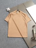 超奇跡の入荷☆ バーバリー スーパーコピー アルファベット刺繍二重袖背格子貼布の精巧で美しい重工芸Tシャツ