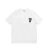 使い勝手良し バーバリー 偽物通販 Burberryの軍馬柄プリント百合トレンド半袖Tシャツ
